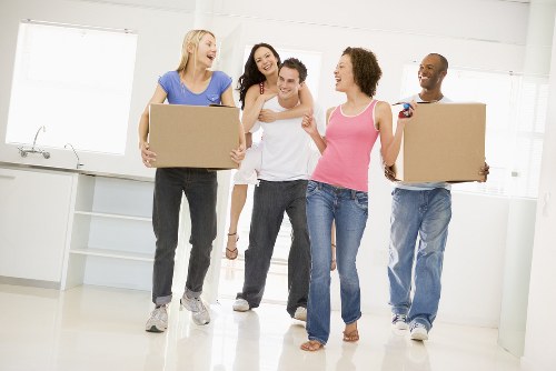 Commercial moving team planning an office relocation in Wandsworth