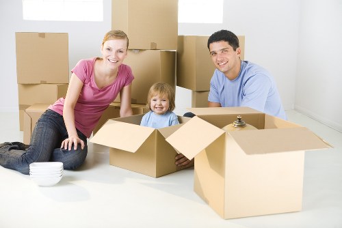 Customer raising a complaint during a moving service review