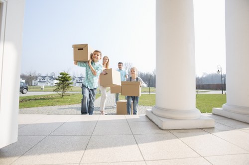 Local movers handling a flat move with stair access in Wandsworth