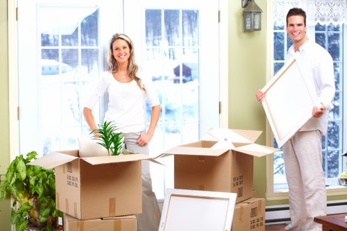 Packed furniture ready for safe delivery within Wandsworth
