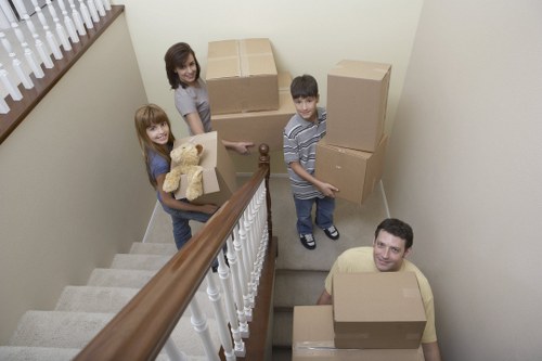 Preparation checklist and labels for a commercial move